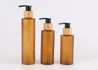 100ml - bottiglia di plastica dell'ANIMALE DOMESTICO 200ml, bottiglie di plastica cosmetiche con la pompa di bambù