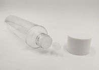 il cosmetico su ordinazione di plastica dell'ANIMALE DOMESTICO 150ml imbottiglia i campioni liberi con il coperchio a vite bianco