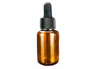 bottiglia di plastica dell'ANIMALE DOMESTICO del E-liquido di 1oz 30ml Amber Dopper per l'imballaggio cosmetico dell'olio essenziale