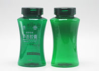 bottiglie d'imballaggio di sanità di plastica dell'ANIMALE DOMESTICO di verde di 5oz 150cc con il cappuccio del cappuccio