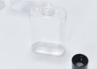 stampa di timbratura calda della bottiglia di plastica trasparente di 250ml PETG con il coperchio a vite