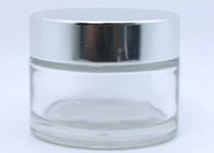 bottiglie cosmetiche di vetro trasparenti 50ml per l'imballaggio crema facciale