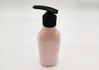 Bottiglie cosmetiche di plastica dell'ANIMALE DOMESTICO rosa del giro 150ml con la pompa della lozione