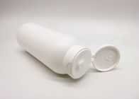 bottiglie cosmetiche di plastica dell'ANIMALE DOMESTICO bianco 200ml con Flip Top Cap