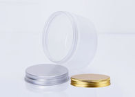 Chiari barattoli di plastica della crema di fronte 250g dell'ampia bocca con il coperchio di alluminio dell'oro