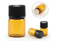 bottiglia Amber Glass Vial With Plug di vetro dell'olio essenziale di 1ml 2ml 3ml 5ml