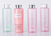 Bottiglie cosmetiche su ordinazione di rosa 500ml con serigrafia del coperchio a vite
