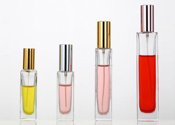 Bottiglia di profumo d'avvitamento trasparente di fragranza del collo, compatto vuoto della bottiglia di profumo 50ml