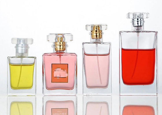 Bottiglia vuota del profumo del profumo di serigrafia porpora di lusso della bottiglia di vetro