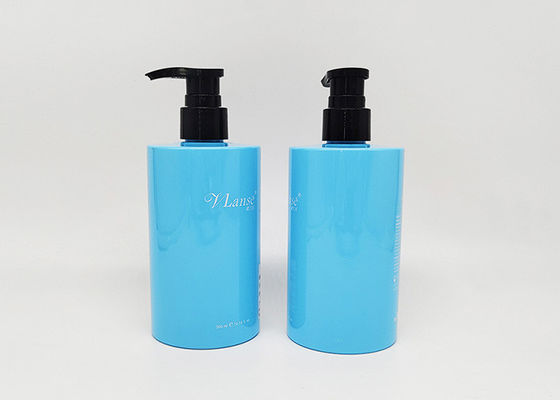 bottiglia di plastica del gel della doccia dello sciampo dell'ANIMALE DOMESTICO blu 500ml con la pompa della lozione