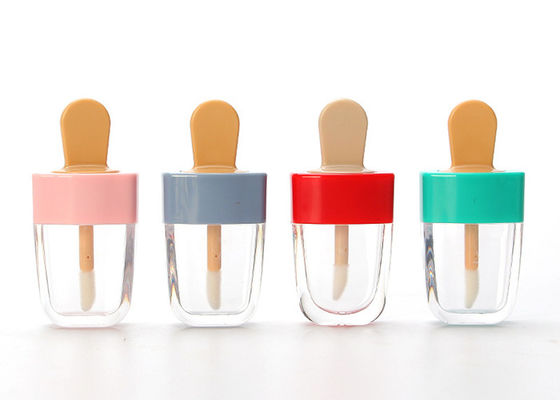 Il gelato modella la bottiglia cosmetica della glassa del labbro 5ml dei tubi vuoti di lucentezza