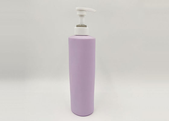 Bottiglia di plastica glassata trasparente 350ml dell'ANIMALE DOMESTICO grigio per il condizionatore di capelli del gel della doccia