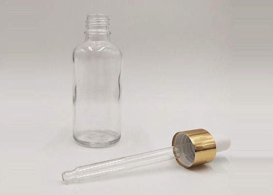 Bottiglie rotonde del contagoccia del vetro trasparente 30ml di Boston