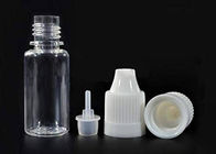 bottiglia di plastica dell'ANIMALE DOMESTICO trasparente 10ml per il cosmetico che imballa con cadere