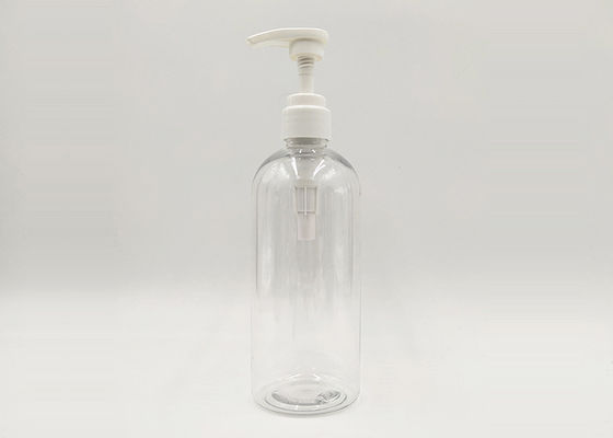 bottiglie cosmetiche su ordinazione trasparenti di 500ml Boston