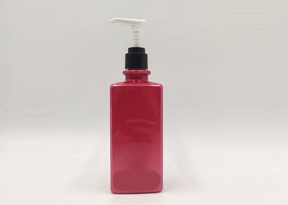 ANIMALE DOMESTICO rosso della bottiglia del quadrato 500ml che imballa per i prodotti del gel della doccia dello sciampo