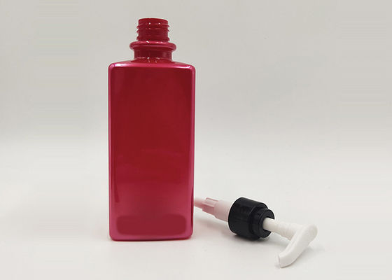 ANIMALE DOMESTICO rosso della bottiglia del quadrato 500ml che imballa per i prodotti del gel della doccia dello sciampo