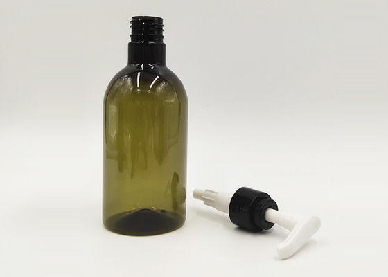 plastica cosmetica su ordinazione della radura di verde di bottiglie 300ml