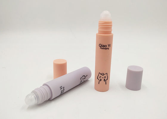 Tipo vuoto cosmetico di sigillamento del coperchio a vite dei tubi 3.5g di lucentezza del labbro della palla di rullo