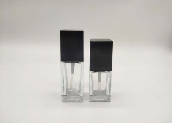 Bottiglie cosmetiche di vetro trasparenti dell'etichetta 30ml 50ml di iso