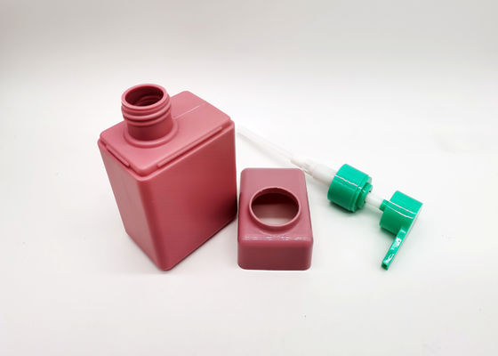 Bottiglie di plastica dell'HDPE rosa di 100ml 250ml con la pompa della lozione