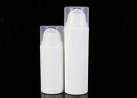 Il cosmetico senz'aria del lusso 30ml imbottiglia la bottiglia di vuoto di plastica bianca della lozione