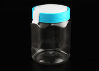 Barattolo di plastica esagonale di Honey Storage 500ml con il coperchio del metallo