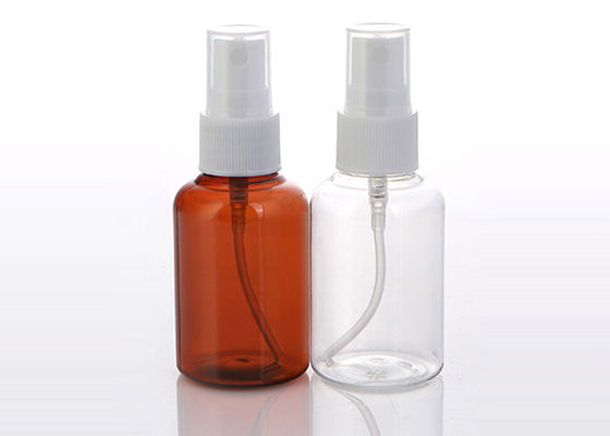 100ml Amber Transparent Plastic Cosmetic Bottles con la pompa dello spruzzatore