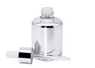 Il cosmetico di vetro di argento di 30ml 50ml imbottiglia per i prodotti di cura della persona