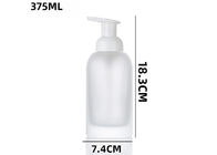 bottiglia cosmetica della pompa della schiuma del sapone di vetro di 250ml 375ml riciclabile