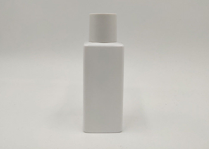 bottiglia di plastica di cura di pelle dell'ANIMALE DOMESTICO cosmetico bianco di colore 100ml con il coperchio a vite